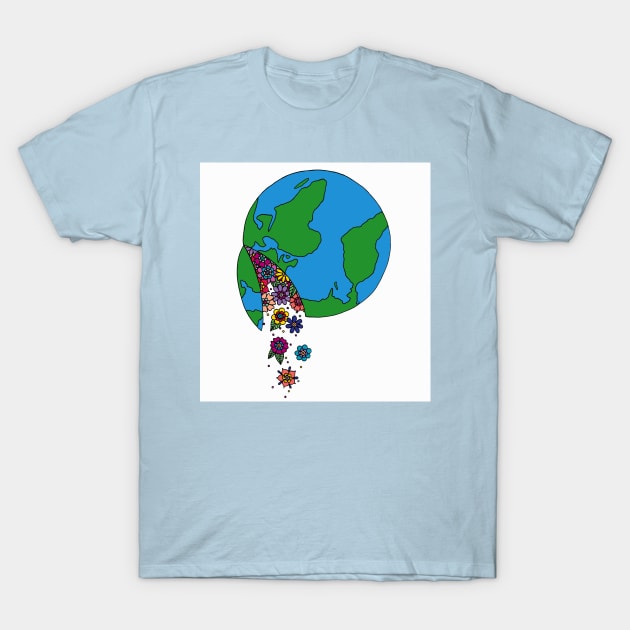 Beautiful Earth T-Shirt by HLeslie Design